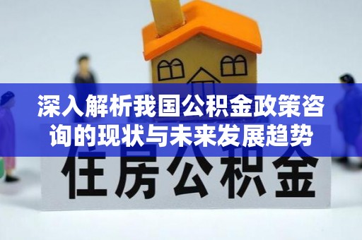 永顺深入解析我国公积金政策咨询的现状与未来发展趋势