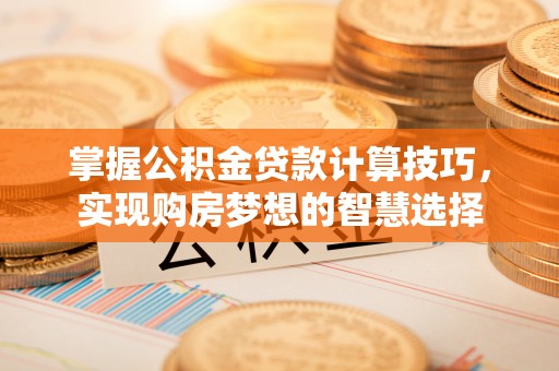 永顺掌握公积金贷款计算技巧，实现购房梦想的智慧选择