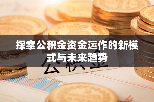 永顺探索公积金资金运作的新模式与未来趋势